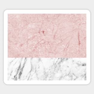 Pink marble - touch of carrara Sticker